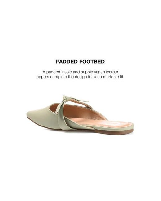 Journee Collection White Missie Bow Mule