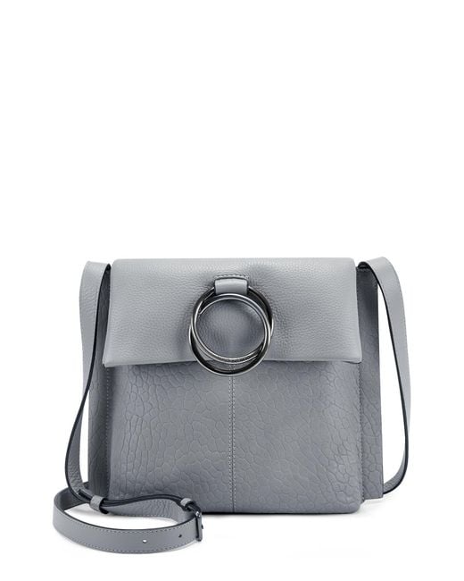 Vince Camuto Livy Large Leather Crossbody Bag In Universal Grey At Nordstrom Rack in Gray Lyst