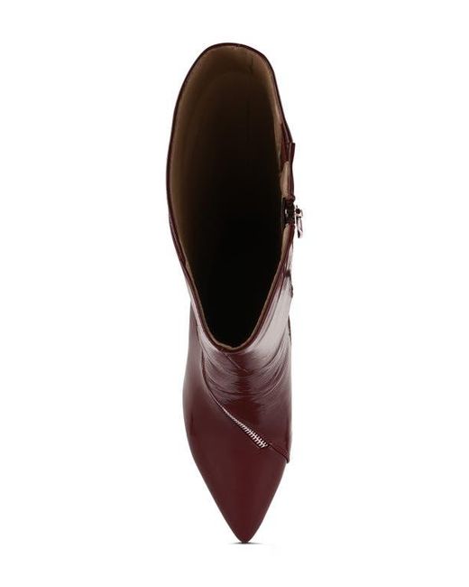 Rag & Co Red Tsaroh Knee High Boot
