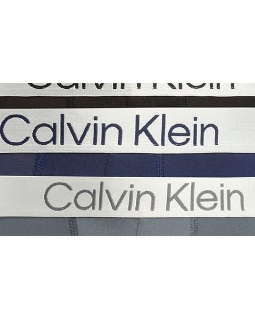Calvin Klein Blue Chromatic 4-Pack Boxer Briefs for men