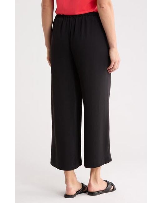 Nordstrom Rack Black Flat Front Drawstring Pants