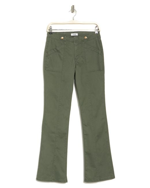 Kensie Green Utility Pants