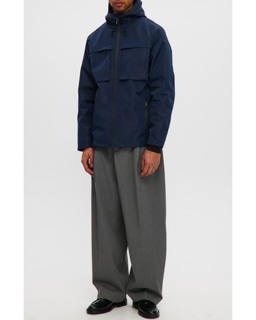 Noize Blue Andreas Water Resistant Rain Coat for men