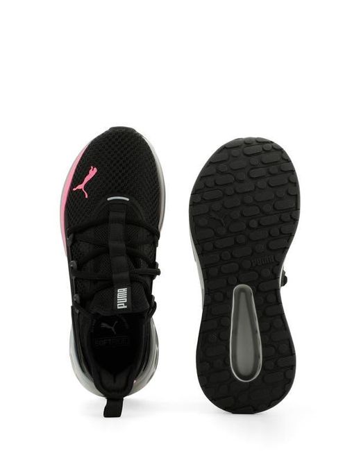 PUMA Black Softride Frequence Street Sneaker