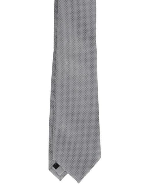 Scotch & Soda Gray Solid Neat Tie for men