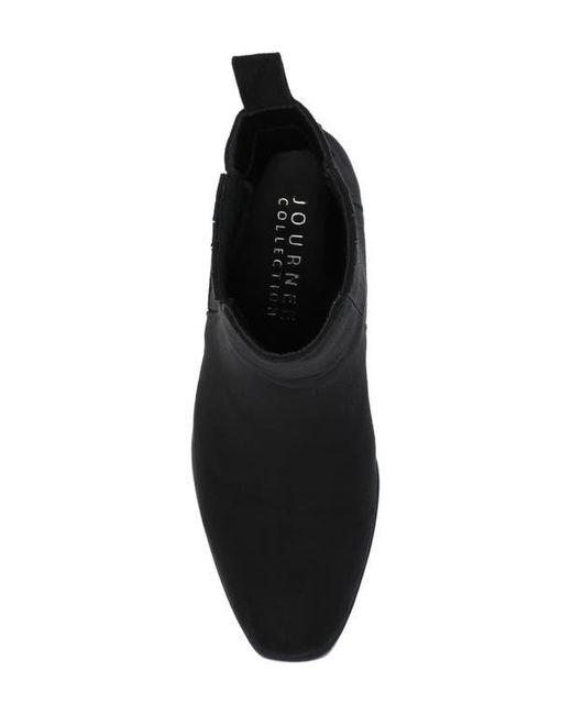 Journee Collection Black Wrenley Bootie