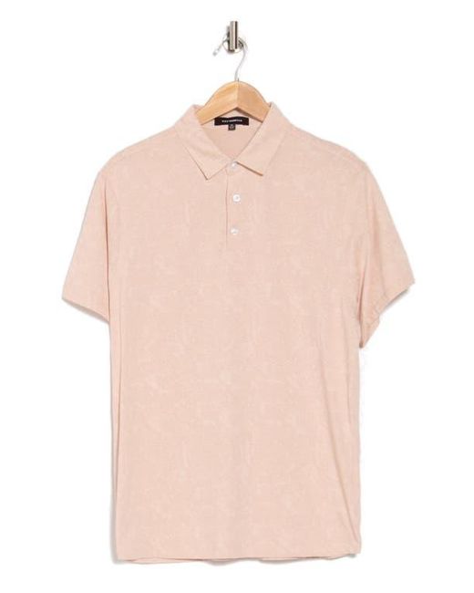 WESTZEROONE Pink Faustine Cotton Polo for men