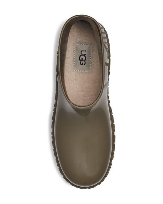 Ugg Green Drizlita Genuine Shearling Lined Rain Boot