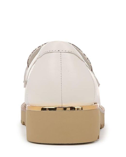 Franco Sarto White Carolynn Tassel Loafer