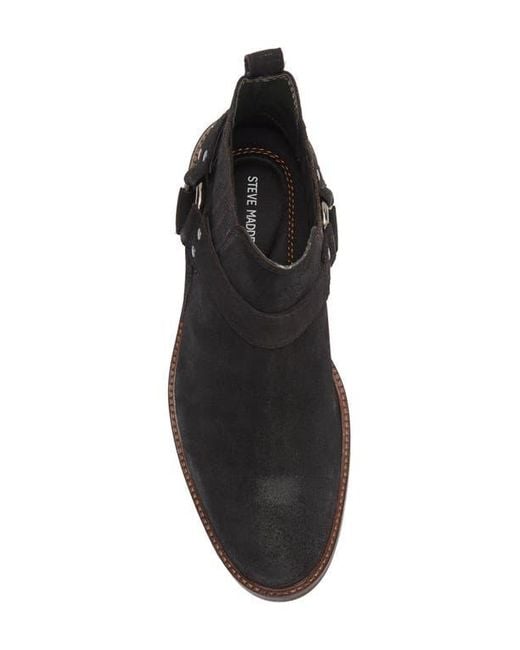Steve Madden Black Wesley Chelsea Boot for men