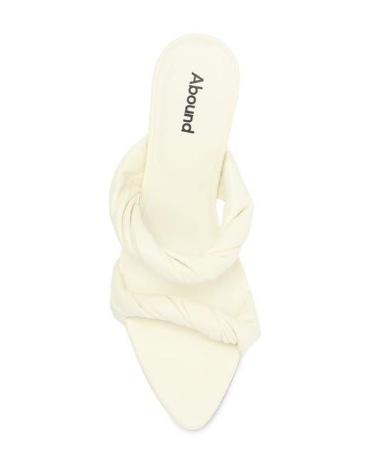 Abound White Parris Twist Strap Stiletto Sandal