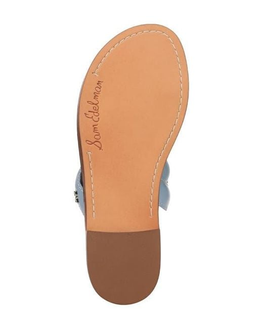 Sam Edelman Blue Hellen Slide Sandal