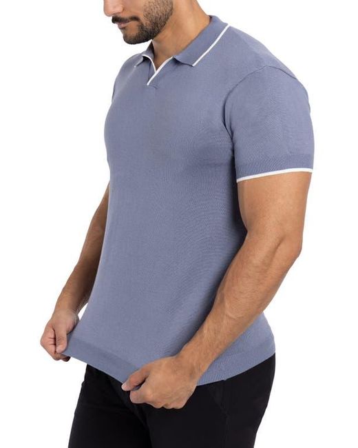Xray Jeans Blue V-Neck Polo Sweater for men