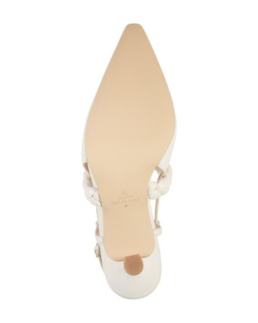 Kate Spade White Maratea Slingback Pump