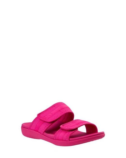 Revitalign Pink Elevate Double Strap Slide Sandal