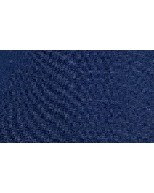 French Connection Blue Birdie Square Neck Minidress