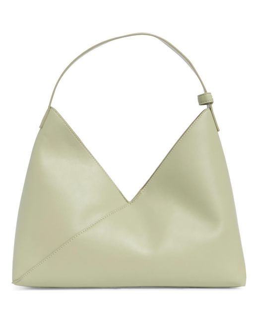 BCBGMAXAZRIA Green Triangle Hobo Bag