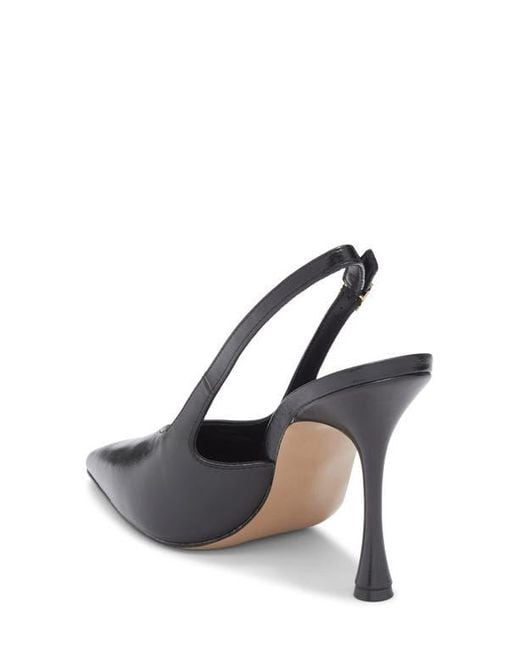 Steve Madden Black Beverlie Pointed Toe Slingback Pump