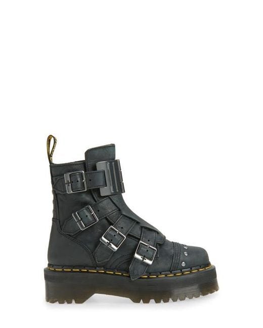 Dr. Martens Black Jadon Hinge Lug Sole Boot