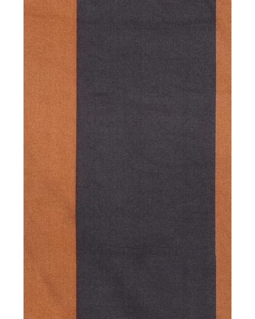 BCBGMAXAZRIA Black Print Linear Wrap Scarf