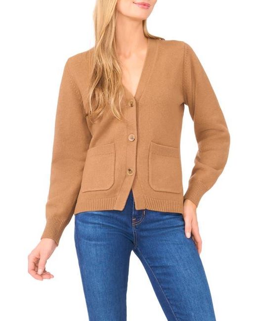 Ted Baker Blue V-Neck Button Front Cardigan