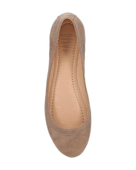 Frye Natural Carson Ballet Flat
