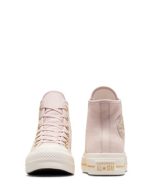 Converse White Chuck Taylor All Star Lift High Top Platform Sneaker
