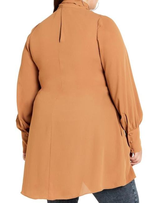 City Chic Multicolor Bow Tunic Top