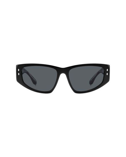 Isabel Marant Black 57Mm Rectangle Sunglasses