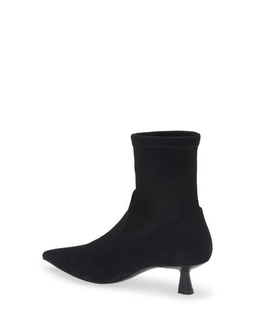 Stuart Weitzman Blue Stuart Supersculpt Pointy Toe Bootie 50