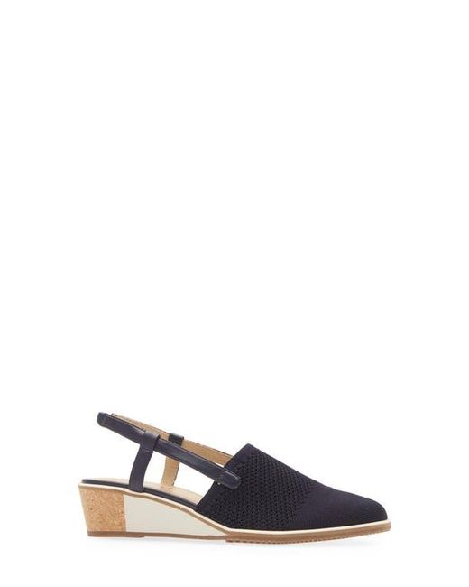 Vaneli Blue Greer Slingback Wedge