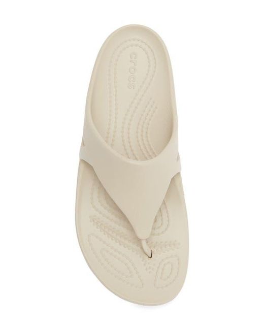 CROCSTM White Kadee Wedge Flip Flop