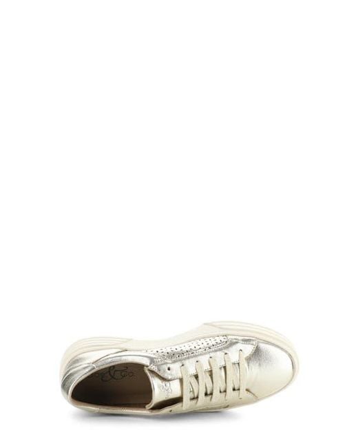 Bos. & Co. White Lotta Platform Sneaker