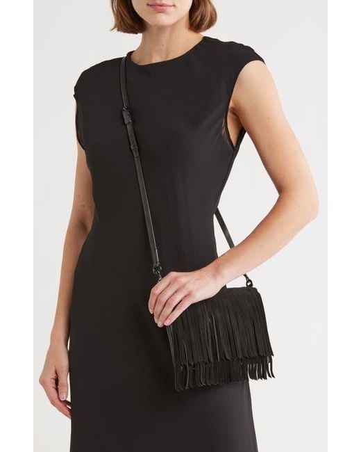 Rebecca Minkoff Black Fringe Crossbody Bag