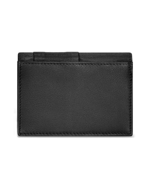 CHAMPS Black Camo Card Case for men