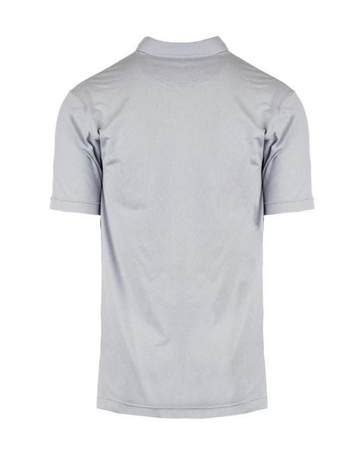 Burnside Gray Soft Jersey Polo for men