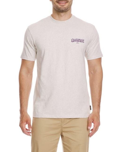 Quiksilver White Outside Inside Graphic T-Shirt for men