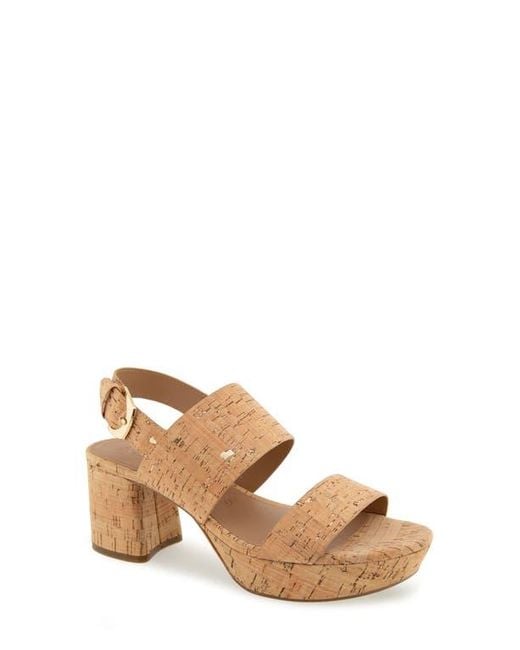 Aerosoles Women's Natural Camilia Platform Sandal