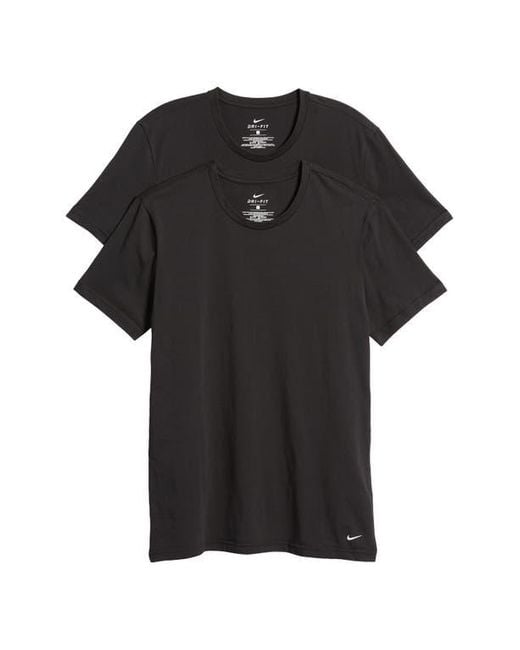 Nike Dri Fit Crewneck Undershirt Pack in Black for Men Lyst