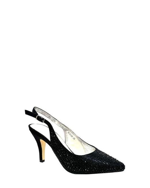 Lady Couture Black Slingback Pump