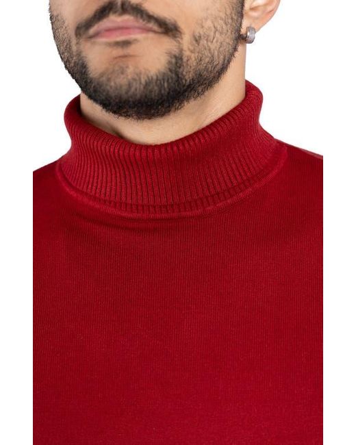 Xray Jeans Red Turtleneck Pullover Sweater for men