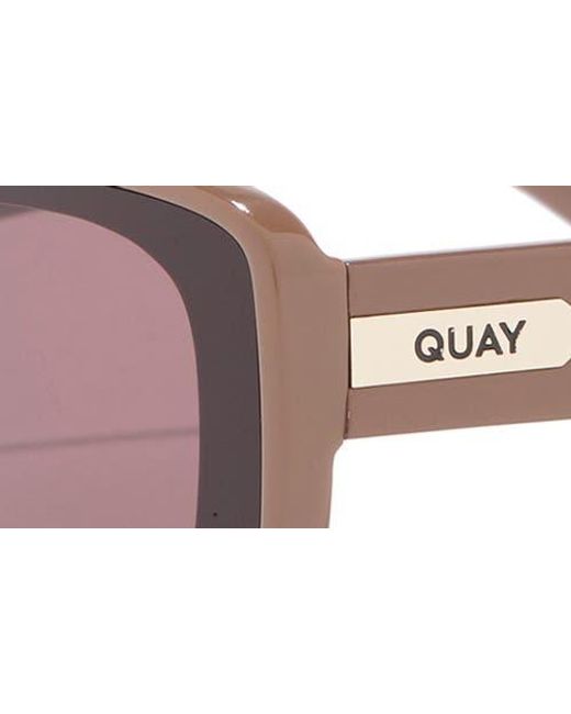Quay Multicolor Vibe Check 62Mm Small Square Sunglasses for men