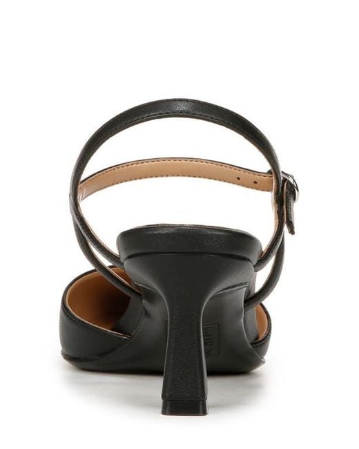 Naturalizer Black Tara Ankle Strap Pump