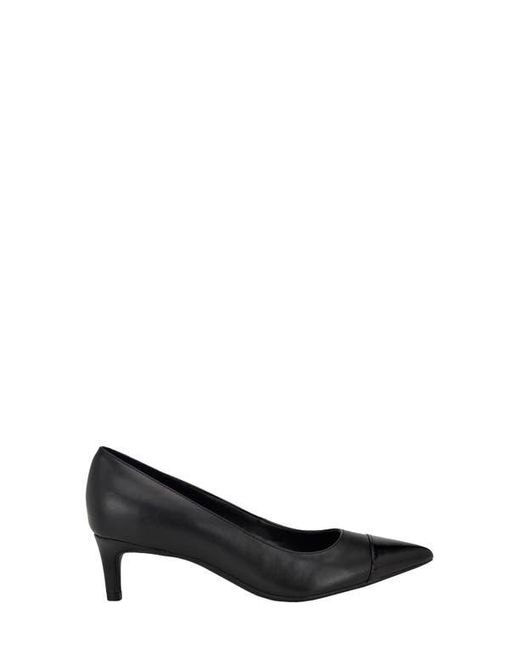 Calvin Klein Dejella Kitten Heel Pump in Black | Lyst