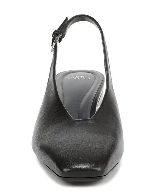 Sarto Black Sutton Slingback Pump