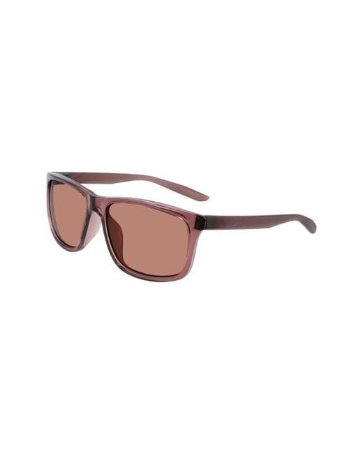 Nike Pink Chaser Ascent 59Mm Rectangular Sunglasses for men