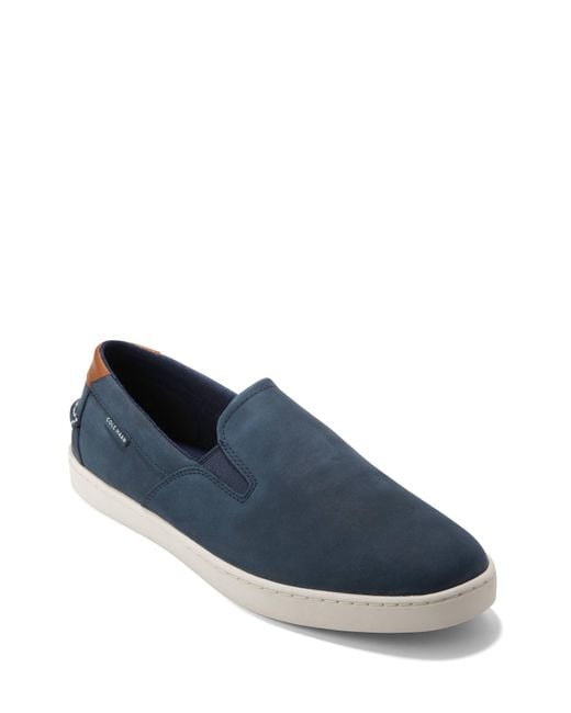 Cole Haan Blue Nantucket Slip-on Sneaker for men