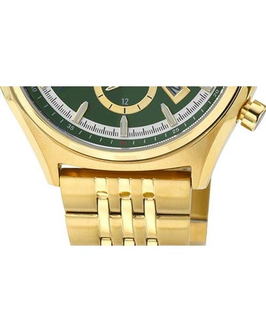 Porsamo Bleu Metallic Charlie Multifunction Bracelet Strap Watch, 45Mm for men