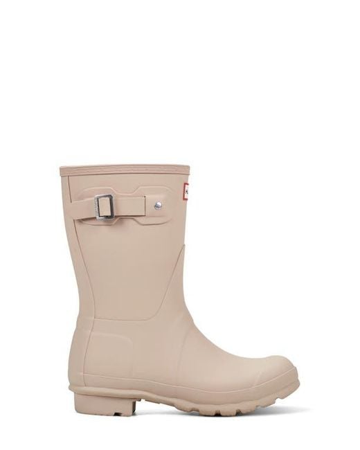 Hunter Brown Original Short Waterproof Rain Boot
