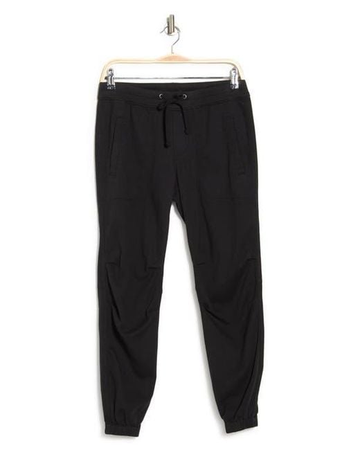 James Perse Black Soft Drape Utility Pants